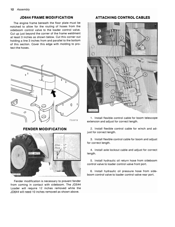 JOHN DEERE 3550 AND 3560 SIDEBOOM OPERATOR MANUAL OMT36222
