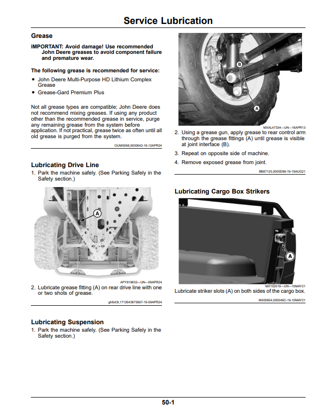 JOHN DEERE XUV560E, XUV560E S4 GATOR™ UTILITY VEHICLES OPERATOR MANUAL OMUC42282