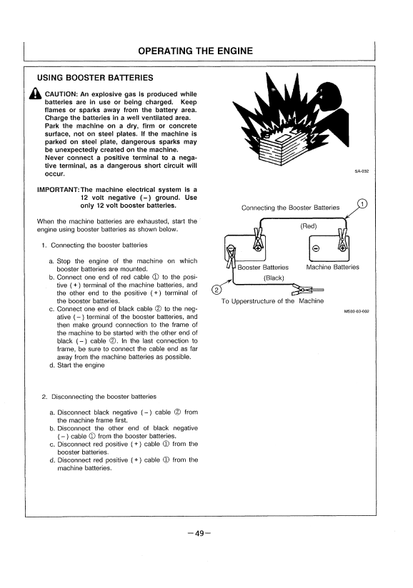 HITACHI EX20UR-2, EX30UR-3, EX40UR-2, EX55UR EXCAVATOR OPERATOR MANUAL EMBG11