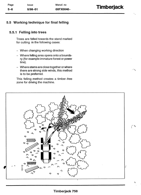 JOHN DEERE 758 TIMBERJACK OPERATOR MANUAL F056471