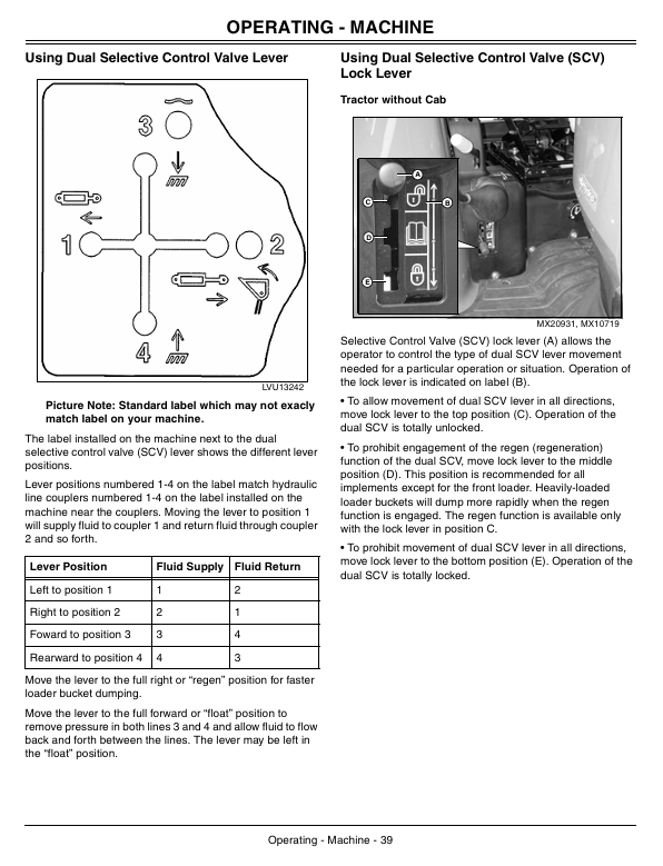 JOHN DEERE 4120, 4320, 4520, 4720 COMPACT UTILITY TRACTOR OPERATOR MANUAL OMLVU17927