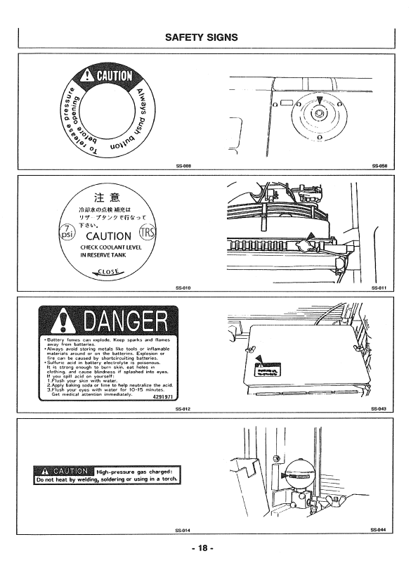 HITACHI EX200-2, EX200LC-2 EXCAVATOR OPERATOR MANUAL EM147121