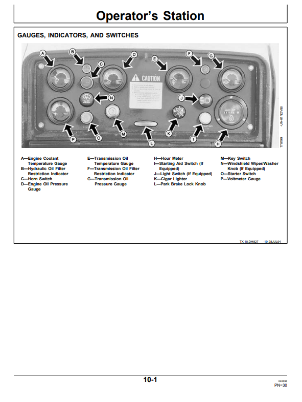 JOHN DEERE 655B AND 755B CRAWLER LOADER OPERATOR MANUAL OMT153081