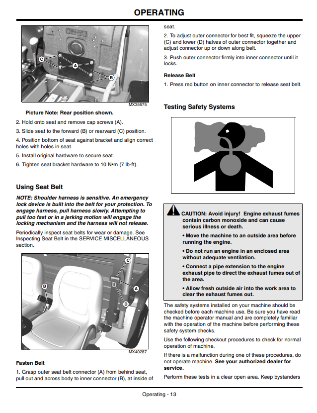 JOHN DEERE GATOR™ UTILITY VEHICLE XUV 850D OPERATOR MANUAL OMM162658