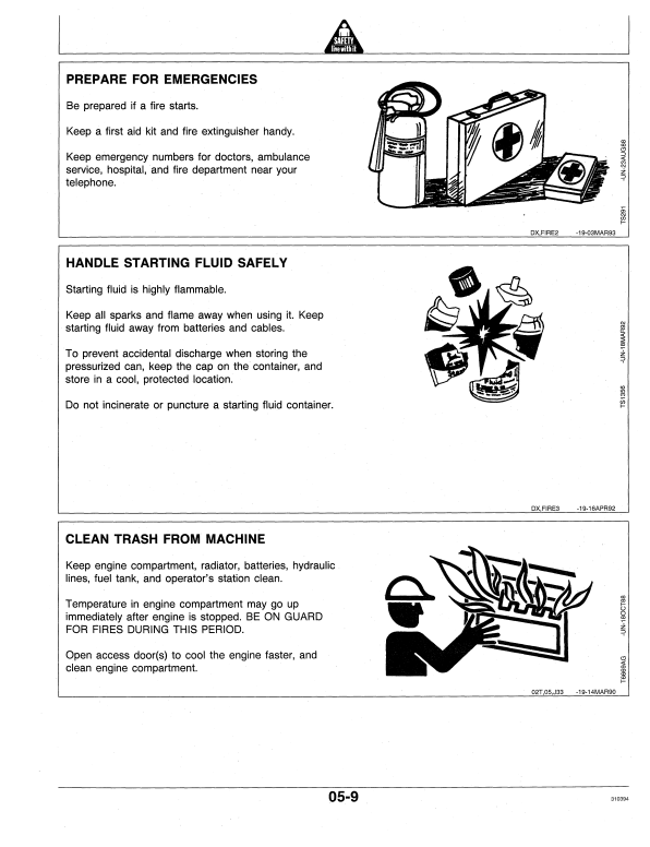 JOHN DEERE 490E EXCAVATOR OPERATOR MANUAL OMT152331