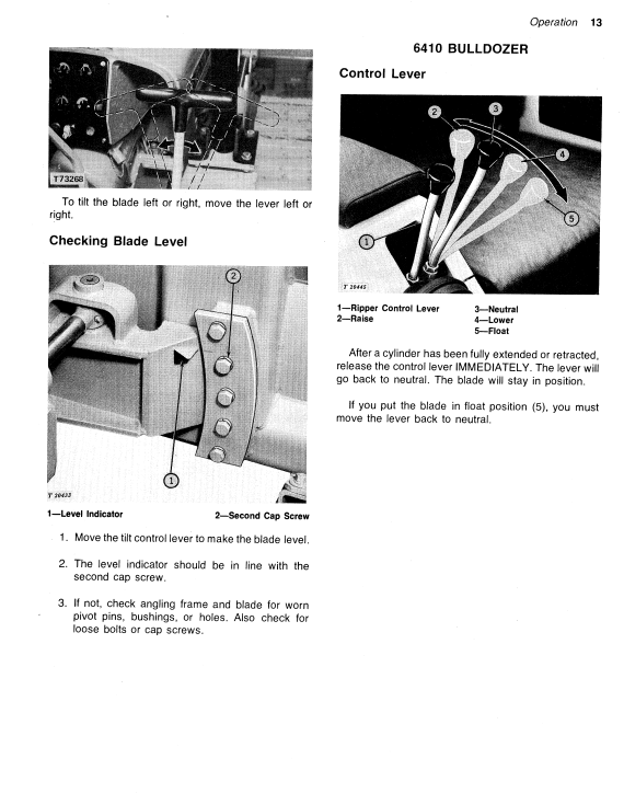 JOHN DEERE JD450-C CRAWLER BULLDOZER OPERATOR MANUAL OMT71338