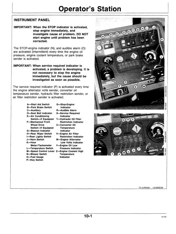 JOHN DEERE 410D AND 510D BACKHOE LOADER OPERATOR MANUAL OMT149165