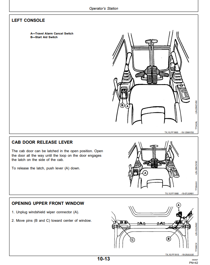 JOHN DEERE 690E LC EXCAVATOR OPERATOR MANUAL OMT154565