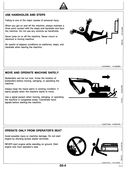 JOHN DEERE 190E EXCAVATOR OPERATOR MANUAL OMT145812