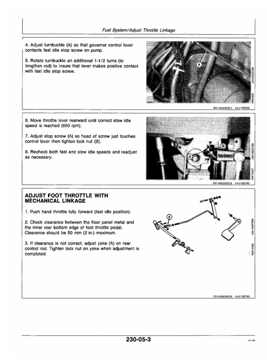 JOHN DEERE 4055, 4255, 4455 TRACTOR OPERATION AND TEST TECHNICAL MANUAL TM1459