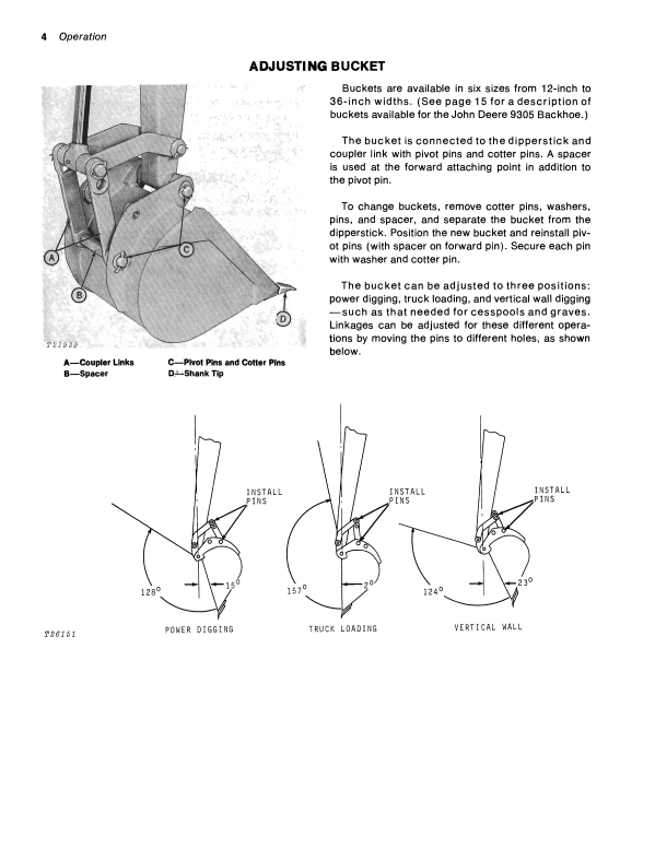 JOHN DEERE 9305 BACKHOE OPERATOR MANUAL OMT41107