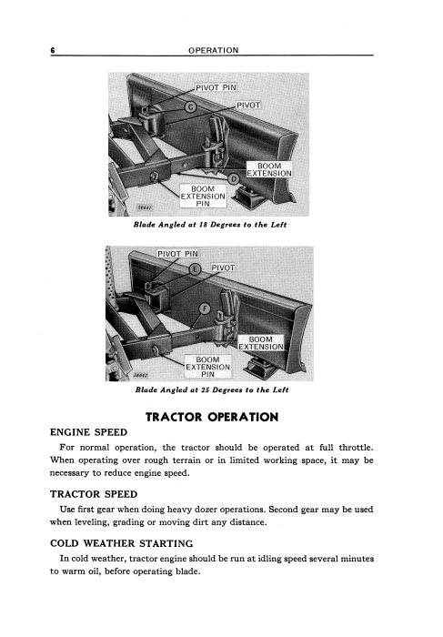 JOHN DEERE 62 BULLDOZER OPERATOR MANUAL OMU11504