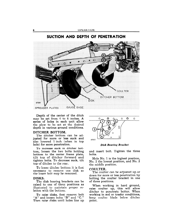 JOHN DEERE 101 FIRELINE PLOW OPERATOR MANUAL OMK54558