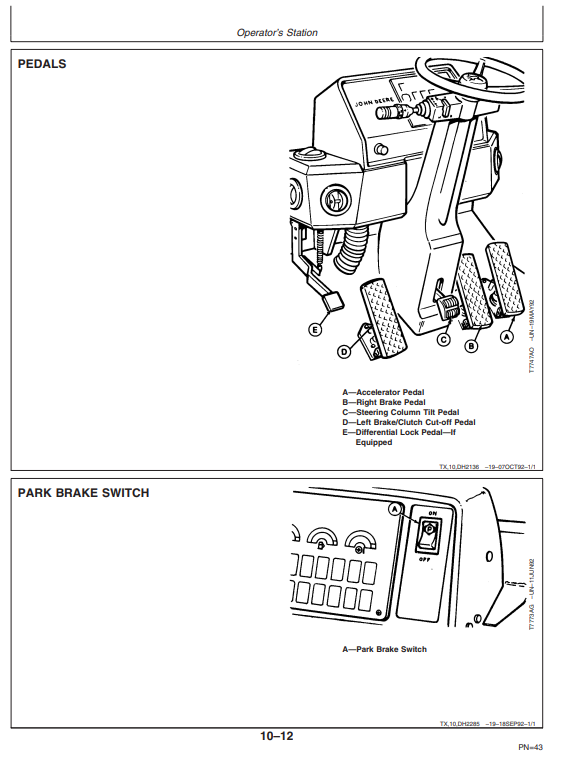 JOHN DEERE 544G, 544G LL, AND 544G TC, 624G, 644G LOADER OPERATOR MANUAL OMT159816