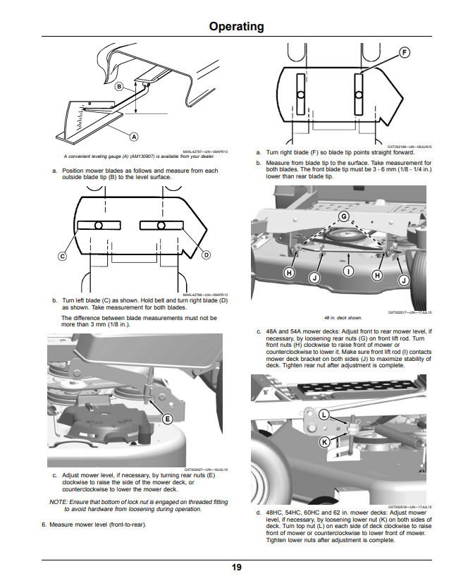 JOHN DEERE Z525E, Z535M, Z535R, Z540M AND Z540R Z500 SERIES ZTRAK™ OPERATOR MANUAL OMUC24251