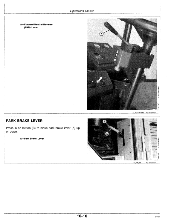 JOHN DEERE 444E LOADER OPERATOR MANUAL OMAT123458