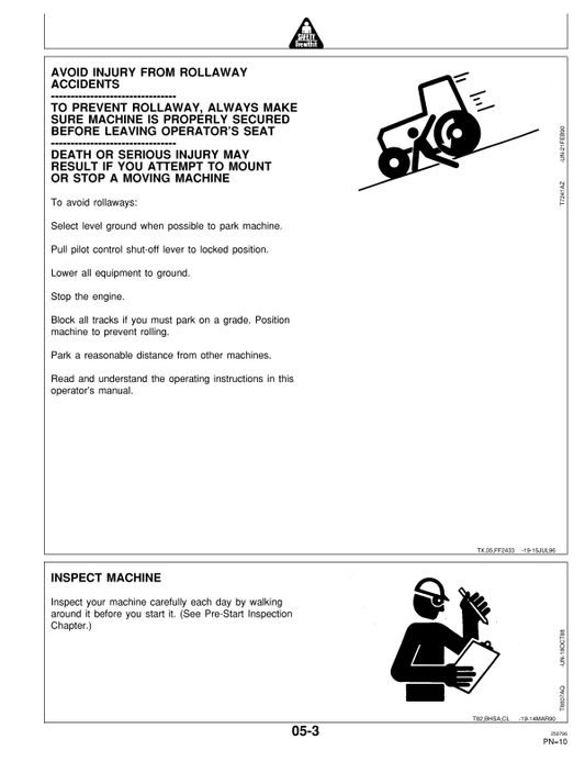 JOHN DEERE 992 LC EXCAVATOR OPERATOR MANUAL OMT161069