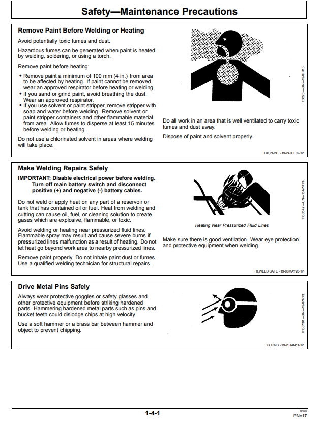JOHN DEERE SG96 AND SG96A DOZER BLADE OPERATOR MANUAL OMT498136X019