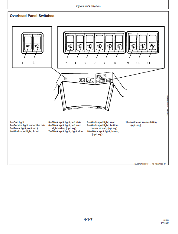 JOHN DEERE 1410B FORWARDER OPERATOR MANUAL OMF064197