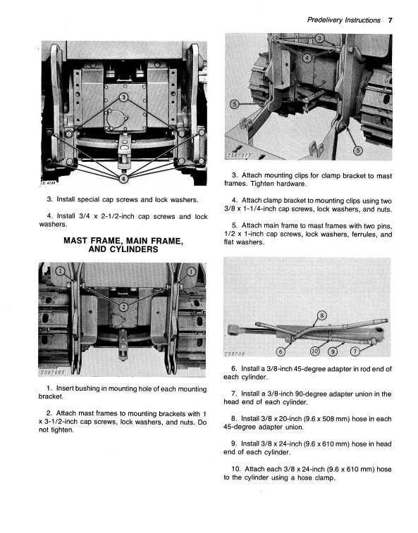 JOHN DEERE 3100 AND 3110 HYDRAULIC RIPPER OPERATOR MANUAL OMT64181