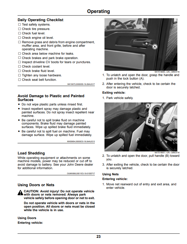 JOHN DEERE XUV835M GATOR™ UTILITY VEHICLE OPERATOR MANUAL OMUC15812