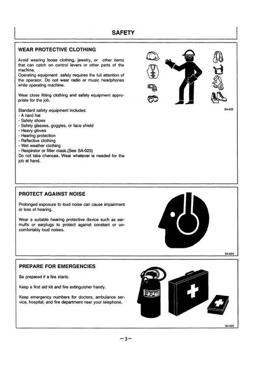 HITACHI EX60-2 EXCAVATOR OPERATOR MANUAL EM10K12