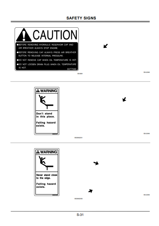 HITACHI ZAXIS 95 EXCAVATOR OPERATOR MANUAL EM1EYN12
