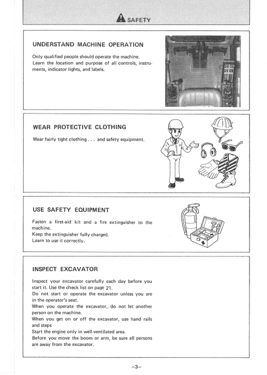 HITACHI UH083, UH083LC HYDRAULIC EXCAVATOR OPERATOR MANUAL EM14463