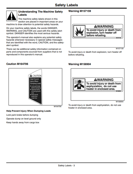 JOHN DEERE GATOR™ UTILITY VEHICLE XUV550 S4 OPERATOR MANUAL OMM164562