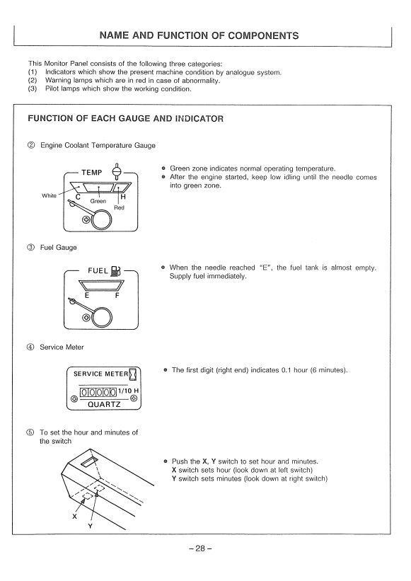HITACHI EX270, EX270LC EXCAVATOR OPERATOR MANUAL EM15814