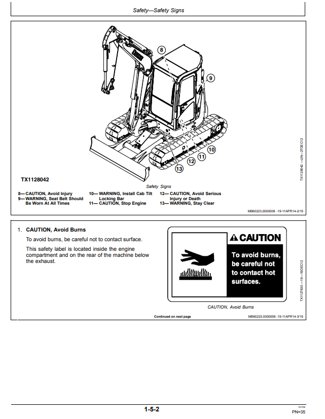 JOHN DEERE 50 P COMPACT EXCAVATOR OPERATOR MANUAL OMT489508X019