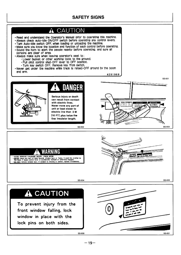 HITACHI EX220-2, EX220LC-2 EXCAVATOR OPERATOR MANUAL EM15B13