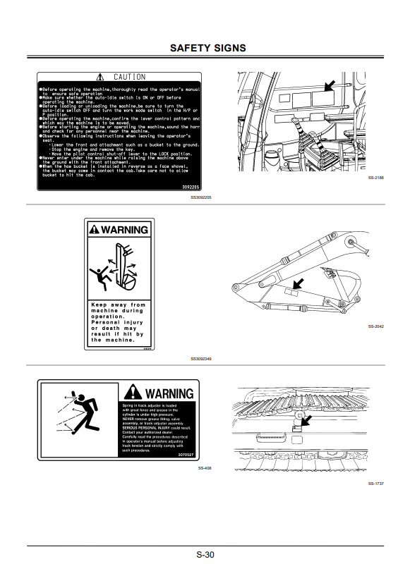 HITACHI ZAXIS 130K EXCAVATOR OPERATOR MANUAL EM1S311
