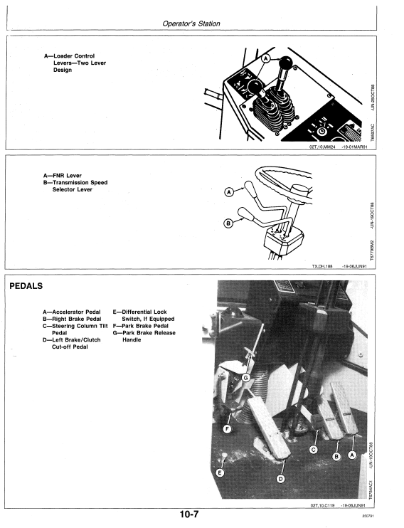 JOHN DEERE 544E, 544E LL, AND 544E TC, 624E, 644E LOADER OPERATOR MANUAL OMT131709