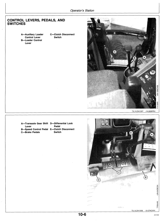 JOHN DEERE 410D AND 510D BACKHOE LOADER OPERATOR MANUAL OMT143669