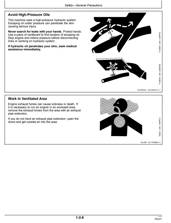 JOHN DEERE 410L BACKHOE LOADER OPERATOR MANUAL OMT446079X019