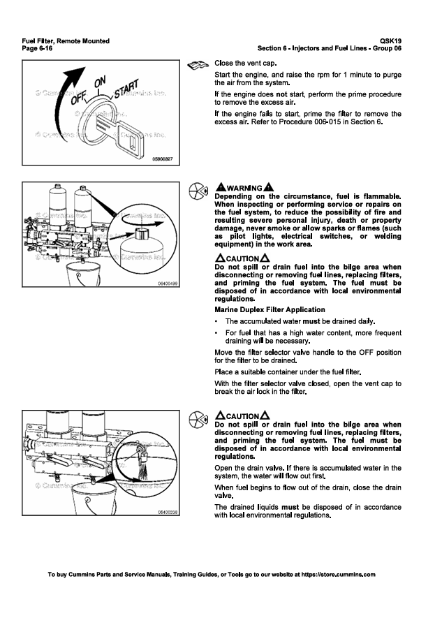 JOHN DEERE CUMMINS ENGINE QSK19, QSK19 CM850, CM2150 MCRS, 4021592-VOL2 SERVICE MANUAL