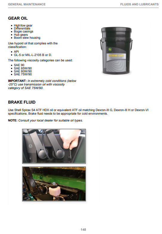 JOHN DEERE 1010E FIXED CABIN OPERATOR INSTRUCTION MANUAL F684235
