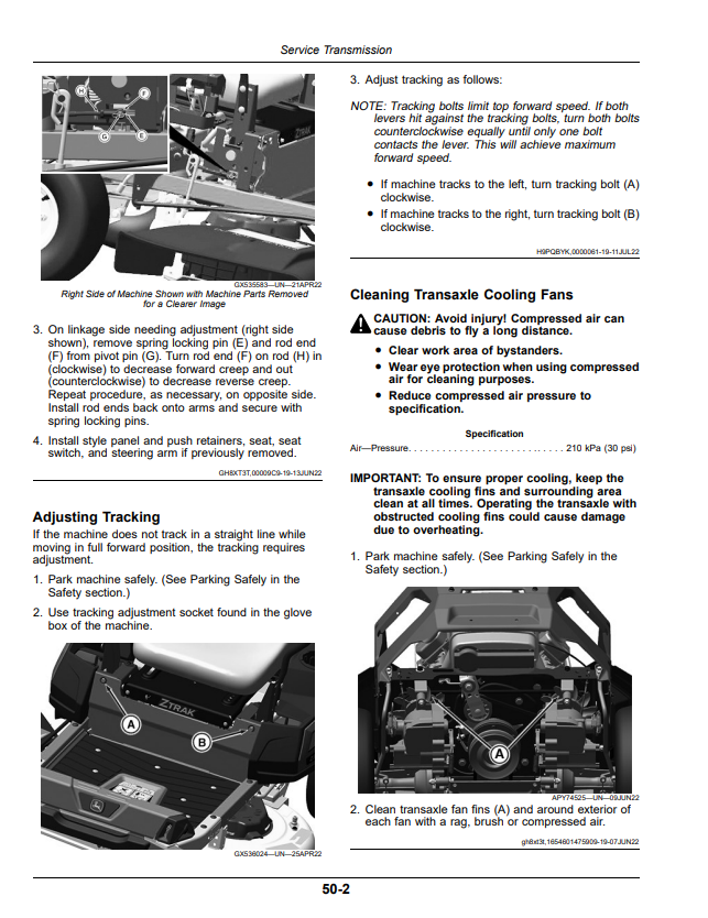 JOHN DEERE Z315E, Z325E, Z320M, Z330M, Z320R, Z330R, ZTRAK Z300 SERIES RESIDENTIAL ZERO TURN MOWER OPERATOR MANUAL OMUC45276
