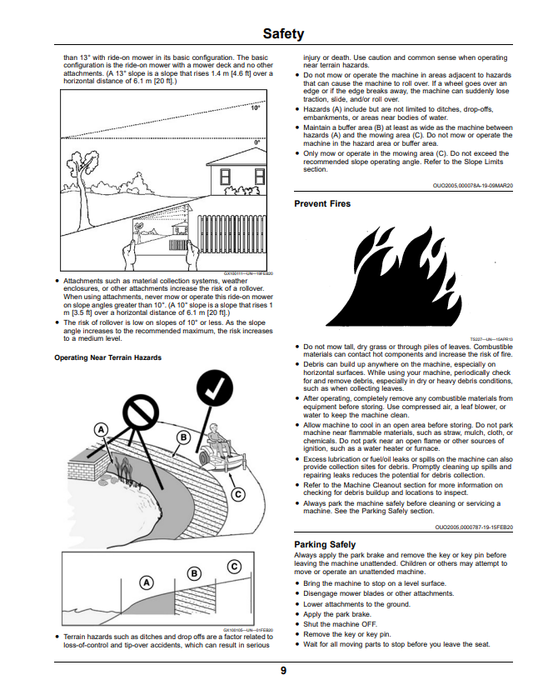 JOHN DEERE Z315E, Z320M, Z320R RESIDENTIAL ZTRAK™ OPERATOR MANUAL OMUC31579E
