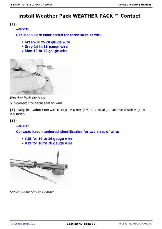 JOHN DEERE 5200, 5300, 5400 AND 5500 TRACTOR DIAGNOSTIC AND REPAIR TECHNICAL MANUAL TM1520