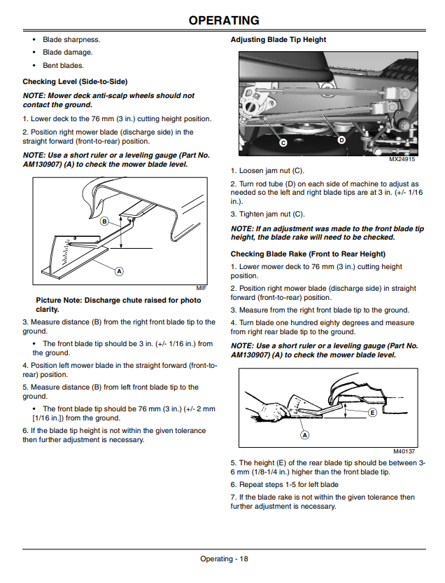 JOHN DEERE Z830A, Z850A, Z810A, Z820A, Z840A, Z860A Z-TRAK™ PRO SERIES OPERATOR MANUAL OMTCU26008