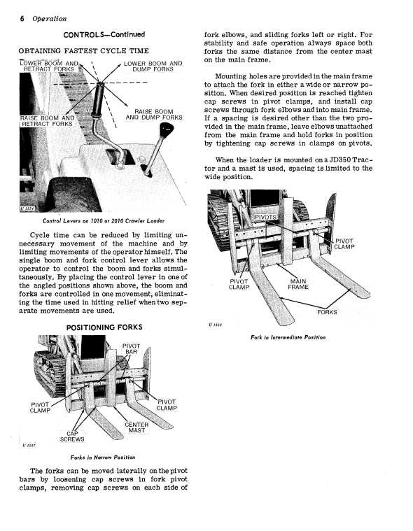 JOHN DEERE 7702 LOG LOADER ATTACHMENT OPERATOR MANUAL OMU40535