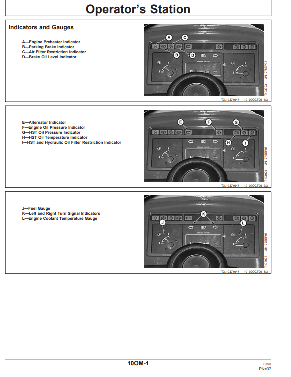 JOHN DEERE 244H LOADER OPERATOR MANUAL OMT164415