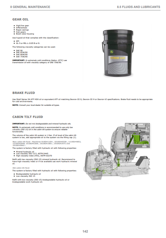 JOHN DEERE 1610G FINAL TIER 4 FIXED CABIN II CTL FORWARDER OPERATOR INSTRUCTION MANUAL F740272