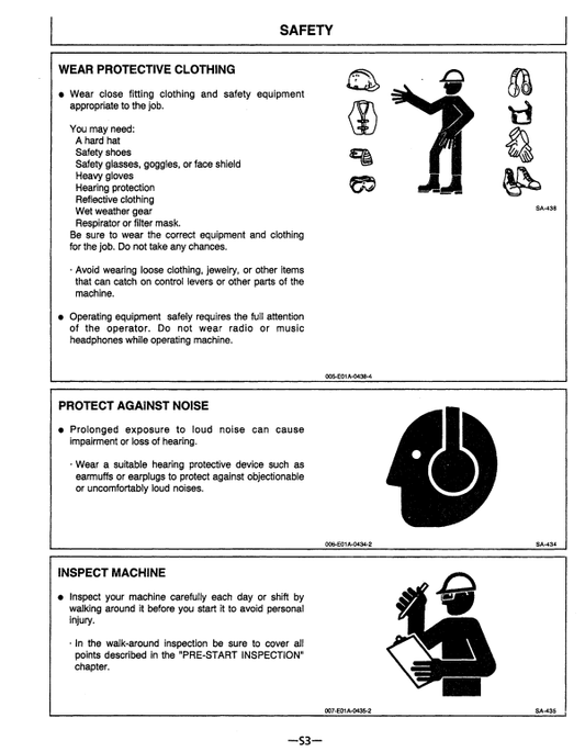 HITACHI EX230LC-5 EXCAVATOR OPERATOR MANUAL EM15SNA13