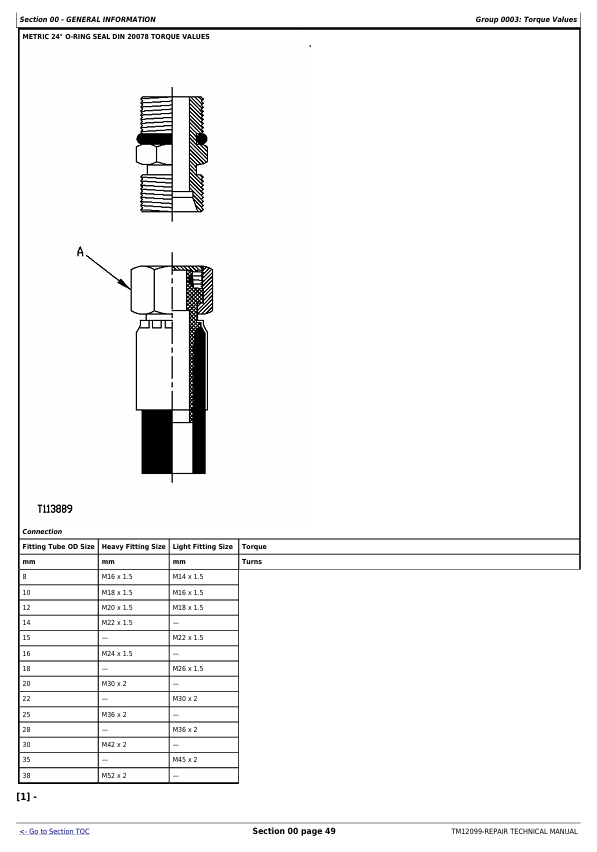 JOHN DEERE 544K 4WD LOADER WITH ENGINE 6068HDW84 IT4 REPAIR TECHNICAL MANUAL TM12099