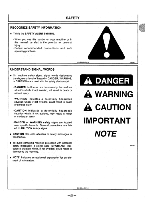 HITACHI EX400-3C, EX400LC-3C, EX450H-3C, EX450LCH-3C EXCAVATOR OPERATOR MANUAL EM16A11