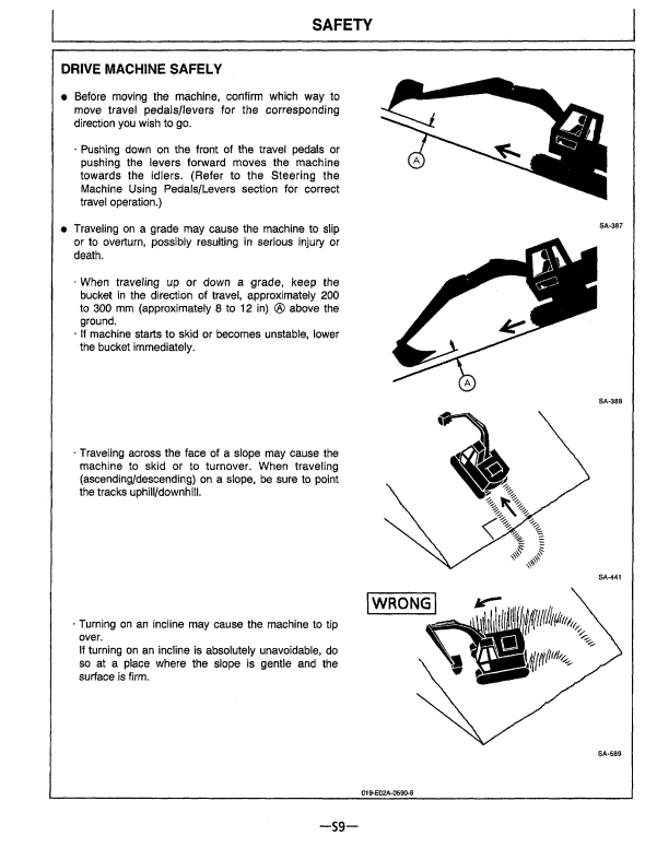 HITACHI EX400-5, EX400LC-5, EX450LC-5, EX450H-5, EX450LCH-5 EXCAVATOR OPERATOR MANUAL EM16C13
