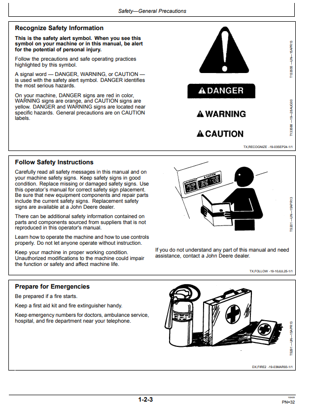 JOHN DEERE 40 P EXCAVATOR OPERATOR MANUAL OMT510861X019